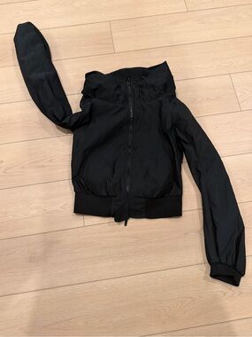 Ermanno Scervino Black Women's Zip Bomber Jacket